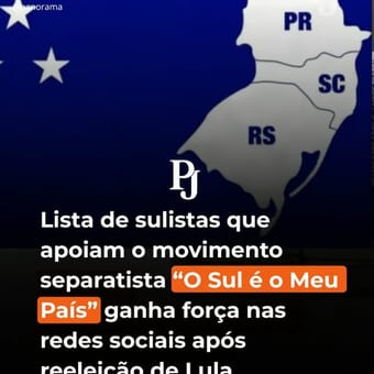 Foto de @movimentoseparatista
